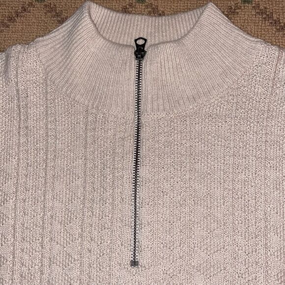 J. Crew cable knit zip sweater NWOT XL - Picture 2 of 6